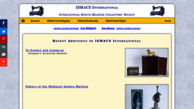 What Ismacs.net website looked like in 2020 (4 years ago)