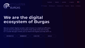 What Ictc-burgas.org website looked like in 2020 (4 years ago)