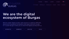 What Ictc-burgas.org website looked like in 2020 (5 years ago)