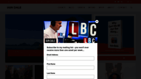 What Iaindale.com website looked like in 2020 (4 years ago)