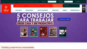 What Ieu.edu.mx website looked like in 2020 (4 years ago)