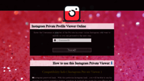 What I-private-profile-viewer.com website looked like in 2020 (4 years ago)