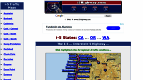 What I5highway.com website looked like in 2020 (4 years ago)