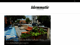 What Idemmatic.fr website looked like in 2020 (4 years ago)