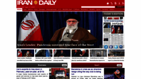 What Iran-daily.com website looked like in 2020 (4 years ago)