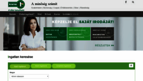 What Immo1.eu website looked like in 2020 (4 years ago)
