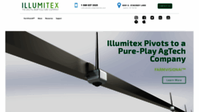 What Illumitex.com website looked like in 2020 (4 years ago)