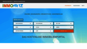 What Immofritz.de website looked like in 2020 (4 years ago)
