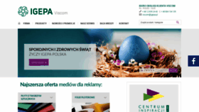 What Igepa-viscom.pl website looked like in 2020 (4 years ago)