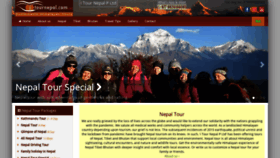 What Itournepal.com website looked like in 2020 (4 years ago)