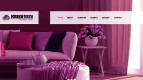 What Interiortouch.in website looked like in 2020 (4 years ago)