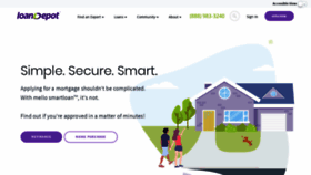 What Imortgage.com website looked like in 2020 (4 years ago)