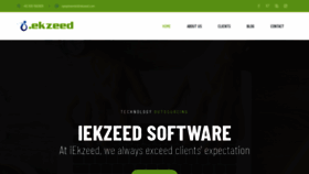 What Iekzeed.com website looked like in 2020 (4 years ago)