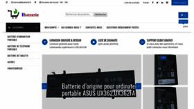 What Ibatterie.fr website looked like in 2020 (4 years ago)