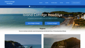 What Islandcottageholidays.com website looked like in 2020 (4 years ago)