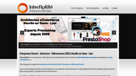 What Interagilite.fr website looked like in 2020 (4 years ago)