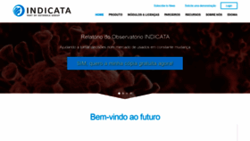 What Indicata.pt website looked like in 2020 (4 years ago)