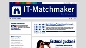 What It-matchmaker.com website looked like in 2020 (4 years ago)