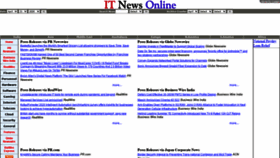 What Itnewsonline.com website looked like in 2020 (4 years ago)