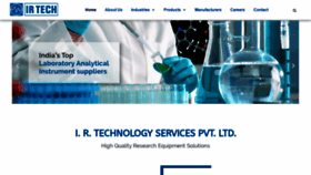 What Irtech.in website looked like in 2020 (4 years ago)