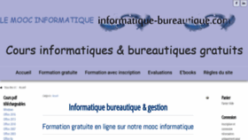 What Informatique-bureautique.com website looked like in 2020 (4 years ago)