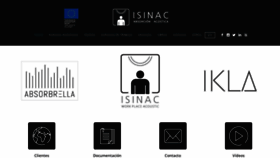 What Isinac.com website looked like in 2020 (4 years ago)
