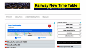 What Irctcportal.in website looked like in 2020 (4 years ago)
