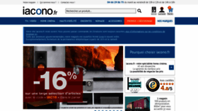 What Iacono.fr website looked like in 2020 (4 years ago)