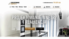 What Iprojektowaniewnetrz.pl website looked like in 2020 (4 years ago)
