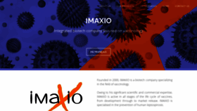 What Imaxio.com website looked like in 2020 (4 years ago)