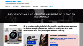 What Infotecnologia.org website looked like in 2020 (4 years ago)