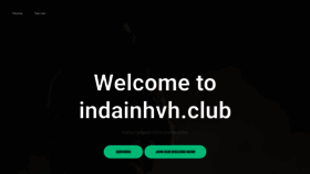 What Indianhvh.club website looked like in 2020 (4 years ago)