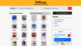What Indiacom.com website looked like in 2020 (4 years ago)