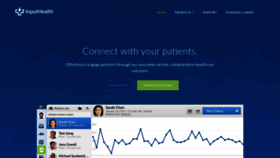 What Inputhealth.com website looked like in 2020 (4 years ago)