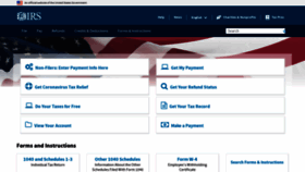 What Irs.gov website looked like in 2020 (4 years ago)