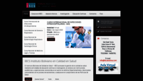What Ibcsbolivia.com website looked like in 2020 (4 years ago)