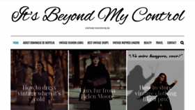 What Itsbeyondmycontrol.com website looked like in 2020 (4 years ago)