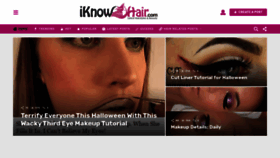 What Iknowhair.com website looked like in 2020 (4 years ago)