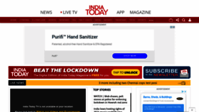 What Indiatoday.intoday.in website looked like in 2020 (4 years ago)