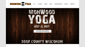 What Ironwoodyoga.com website looked like in 2020 (4 years ago)