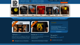 What Idshirts.fr website looked like in 2020 (3 years ago)
