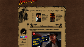 What Indianajones.es website looked like in 2020 (4 years ago)