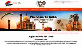 What Indiaevisas.org website looked like in 2020 (4 years ago)
