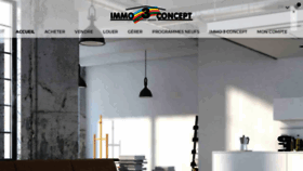 What Immo3concept.com website looked like in 2020 (5 years ago)