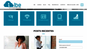 What Institutoibe.com.br website looked like in 2020 (4 years ago)