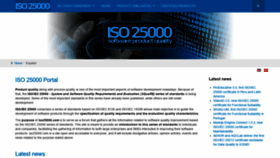 What Iso25000.com website looked like in 2020 (3 years ago)