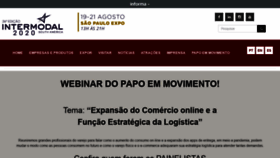 What Intermodal.com.br website looked like in 2020 (3 years ago)