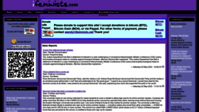 What Ifeminists.com website looked like in 2020 (4 years ago)