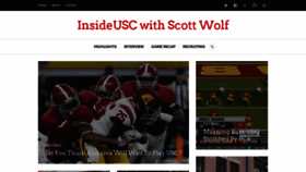 What Insideusc.blog website looked like in 2020 (4 years ago)