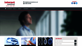 What Interactmedical.co.uk website looked like in 2020 (4 years ago)